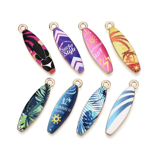 Alloy Enamel Pendants