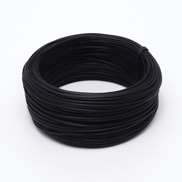

PandaHall Iron Wire, with Plastic-coated, Flat, Black, 2x1mm, about 87.5~109.3 yards(80~100m)/roll Iron Flat Black