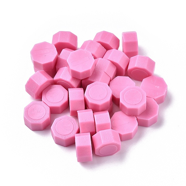 

PandaHall Sealing Wax Particles, for Retro Seal Stamp, Octagon, Pearl Pink, 9mm, about 1500pcs/500g Wax Pink