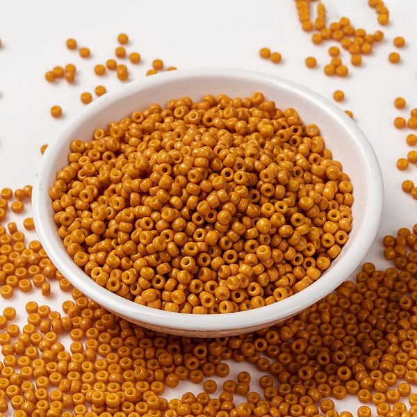 

PandaHall MIYUKI Round Rocailles Beads, Japanese Seed Beads, 8/0, (RR4454) Duracoat Dyed Opaque Kumquat, 3mm, Hole: 1mm, about..., Orange