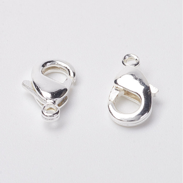 

PandaHall Grade AA Brass Lobster Claw Clasps for Jewelry Necklace Bracelet Making, Cadmium Free & Nickel Free & Lead Free, Silver Color...