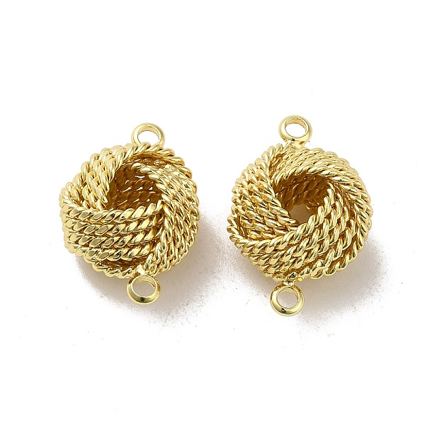 

PandaHall Rack Plating Brass Connector Charms, Knot Links, Long-Lasting Plated, Lead Free & Cadmium Free, Real 18K Gold Plated, 18x12x9.5mm...