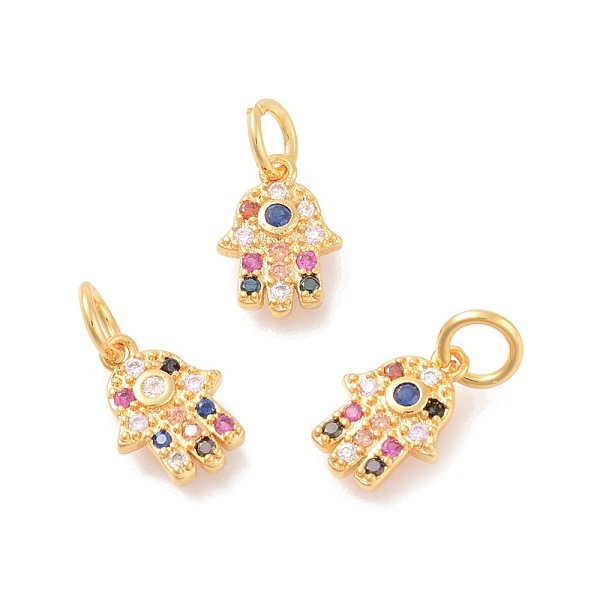 Brass Micro Pave Cu… - image