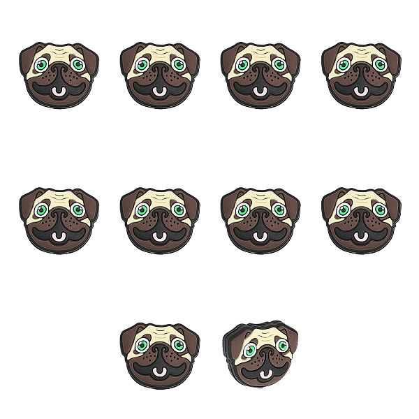 

PandaHall CHGCRAFT Silicone Beads, DIY Nursing Necklaces and Bracelets Making, Chewing Pendants For Teethers, Dog, Coconut Brown...