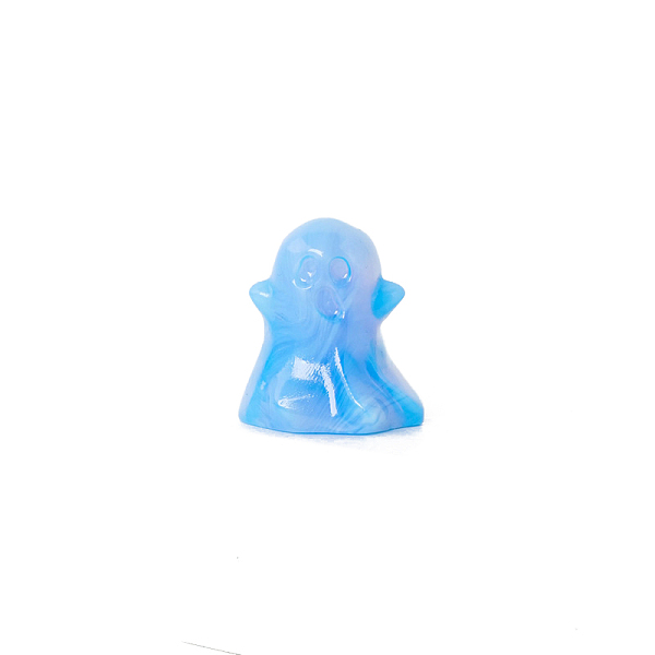 

PandaHall Halloween Opalite Home Display Decorations, Ghost, 25~30mm Opalite Ghost