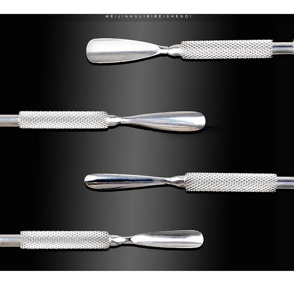 Double Head Stainless Steel Cuticle Pusher