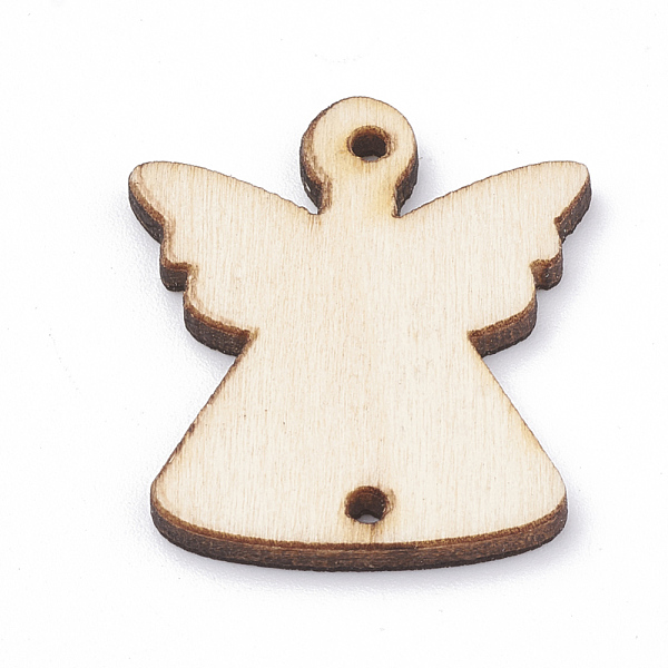 

PandaHall Undyed Wood Pendants, Mixed Shape, Christmas Style, Blanched Almond, 25.5~30x17.5~29x2.5~3mm, Hole: 1~2mm Wood Mixed Shapes Orange