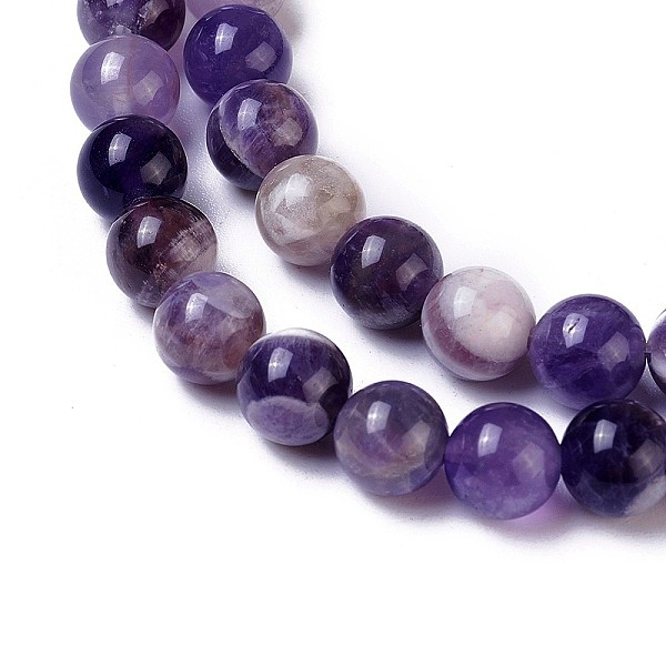 

PandaHall OLYCRAFT 100pcs Natural Amethyst Beads, 8mm Energy Beads, Round Loose Gemstone Beads for Bracelet Necklace Jewelry Making Amethyst...