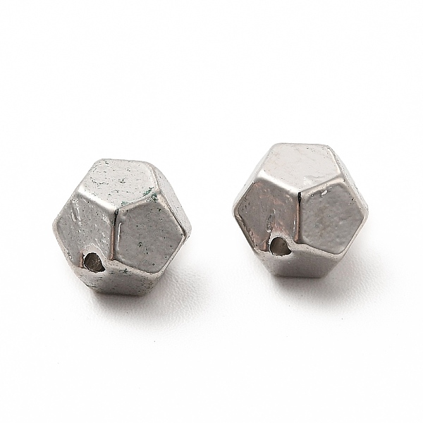 

PandaHall Alloy Beads, Long-Lasting Plated, Cadmium Free & Lead Free, Pentagon, Platinum, 7x8x8mm, Hole: 1mm Alloy Others