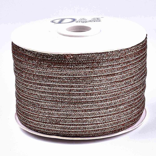 PandaHall Glitter Metallic Ribbon, Sparkle Ribbon, with Silver and Golden Metallic Cords, Valentine's Day Gifts Boxes Packages, Chocolate...