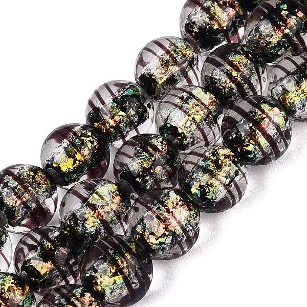 Brins de perles de lampwork en verre à la main
