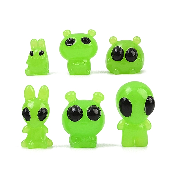 Resin Alien Miniature Ornaments