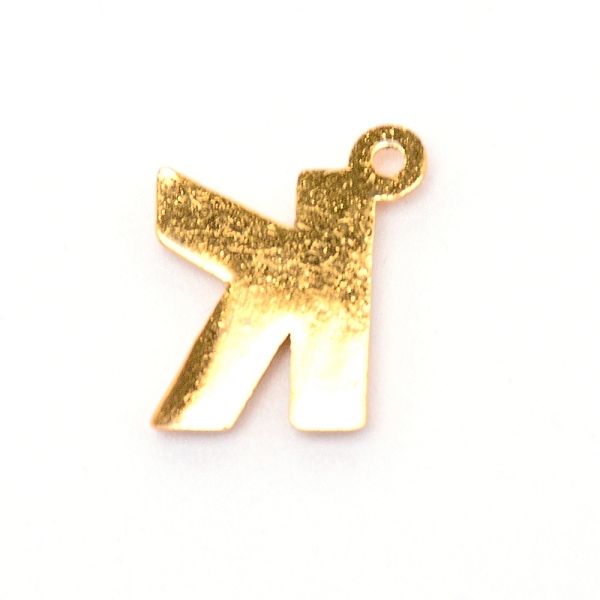 

PandaHall Alloy Crystal Rhinestone Pendants, Golden, Letter, Letter.K, 16.5x14.5x2mm, Hole: 1.6mm Alloy+Rhinestone Letter K Clear