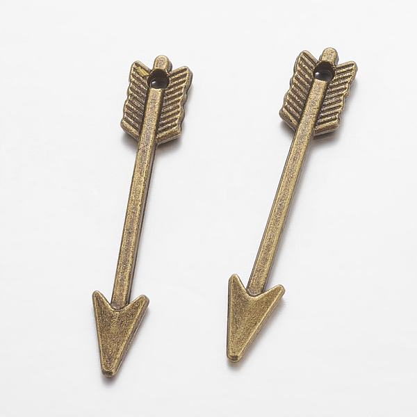 

PandaHall Tibetan Style Zinc Alloy Arrow Pendants, Cadmium Free & Nickel Free & Lead Free, Antique Bronze, 30x5x1.5mm, Hole: 1mm Alloy...