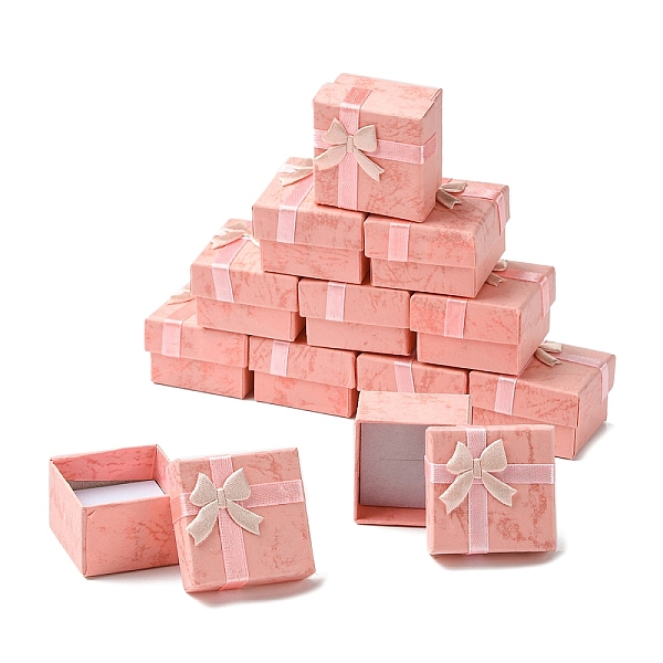 12 boîte à bagues en carton pour cadeaux de Saint-Valentin