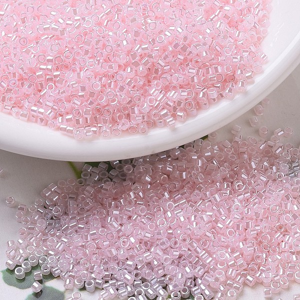 

PandaHall MIYUKI Delica Beads, Cylinder, Japanese Seed Beads, 11/0, (DB0234) Baby Pink Ceylon, 1.3x1.6mm, Hole: 0.8mm, about 20000pcs/bag...