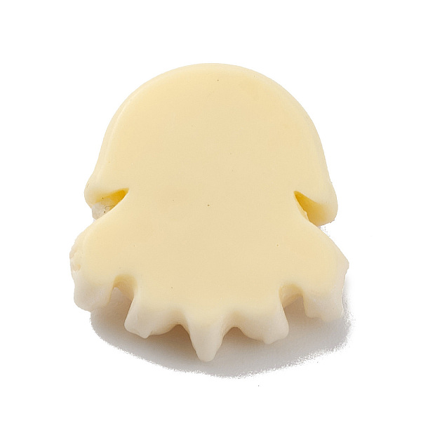 

PandaHall Ocean Theme Opaque Resin Sea Animal Cabochons, Glitter Cabochons, Jellyfish, 21x19x7.5mm Resin Jellyfish Orange