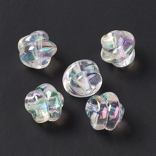 

PandaHall Transparent Acrylic Beads, AB Color, Conch, Clear AB, 16x17x15mm, Hole: 2.8mm Acrylic Shell Shape White
