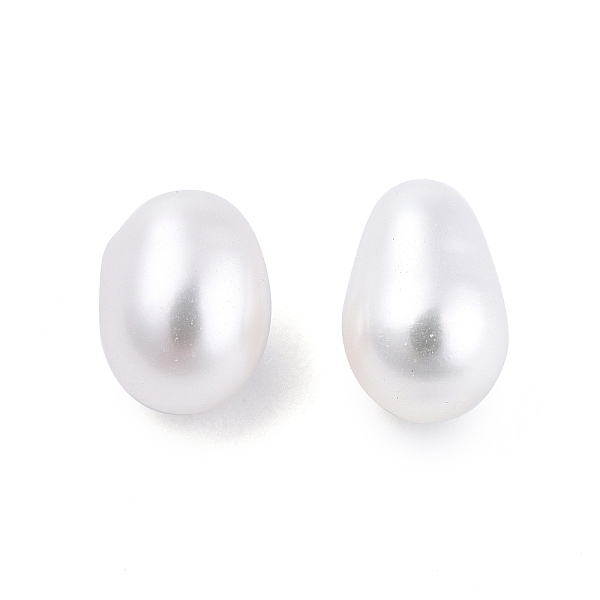 

PandaHall Natural Keshi Pearl Beads, Freshwater Pearl, Half Drilled, Rice, Floral White, 6.5~8x5~6mm, Hole: 0.8mm Keshi Pearl Rice