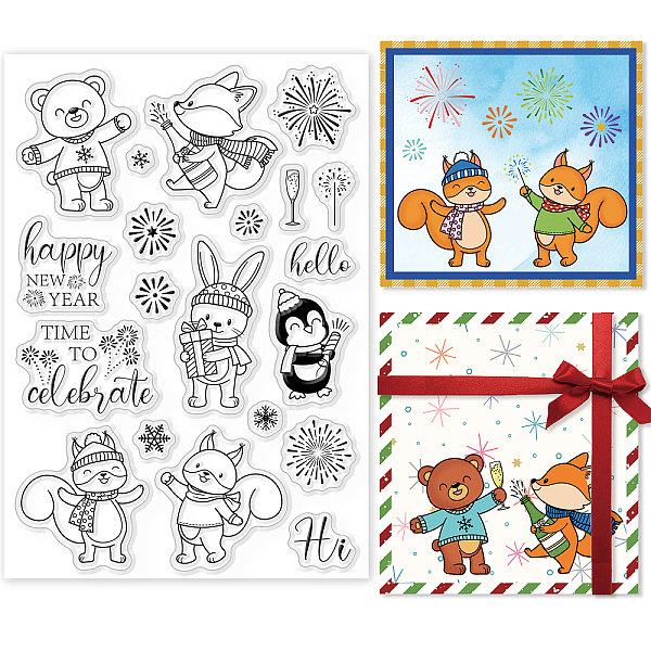 

PandaHall PVC Plastic Stamps, for DIY Scrapbooking, Photo Album Decorative, Cards Making, Stamp Sheets, Film Frame, Animal Pattern...