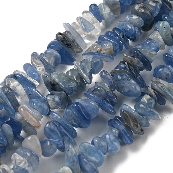 

PandaHall Natural Kyanite Chip Beads Strands, 5~13x4~11x1.5~8mm, Hole: 0.6mm, 31.65''(80.4cm) Kyanite Chip