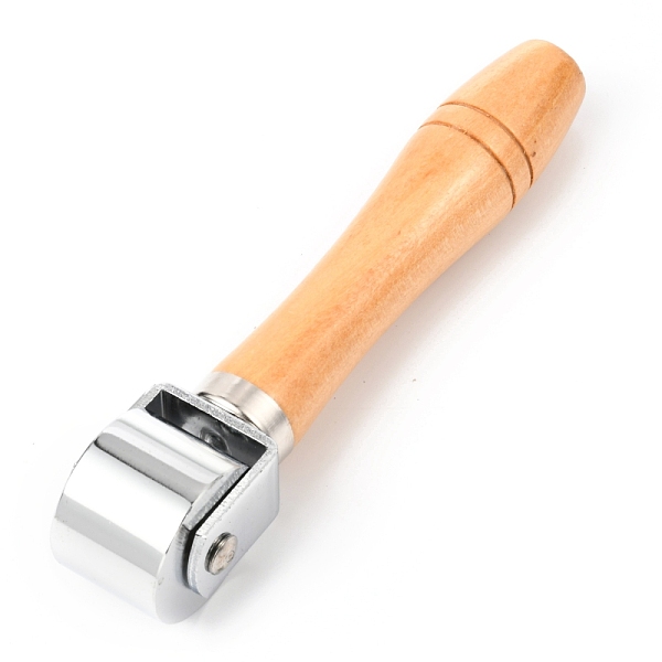 

PandaHall Leather Glue Edges Laminating Roller, Craft DIY Handmade Crease Tool, Leather Craft Roller, BurlyWood, 155x36.5mm Wood Orange