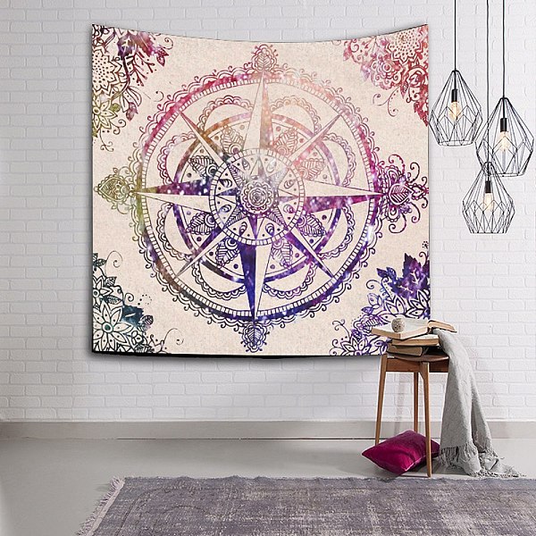 

PandaHall Polyester Bohemian Mandala Wall Hanging Tapestry, for Bedroom Living Room Decoration, Rectangle, Linen, 1020x1500mm Polyester..., Brown