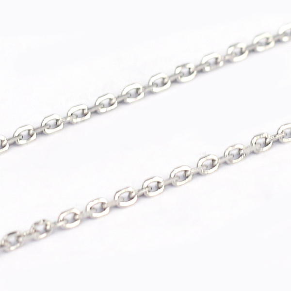 

PandaHall 304 Stainless Steel Cable Chains, Diamond Cut Chains, Soldered, Faceted, Oval, Stainless Steel Color, 2x0.4x1.2mm 304 Stainless...