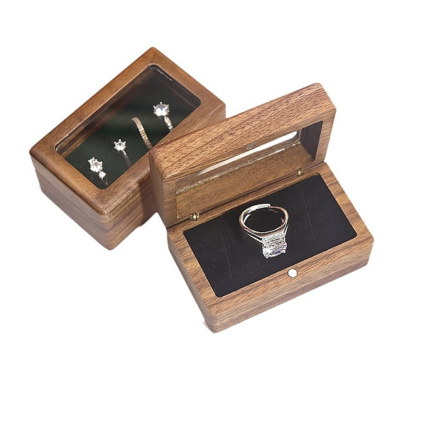 Cajas Para Anillos De Madera Con Cierre Magnético.