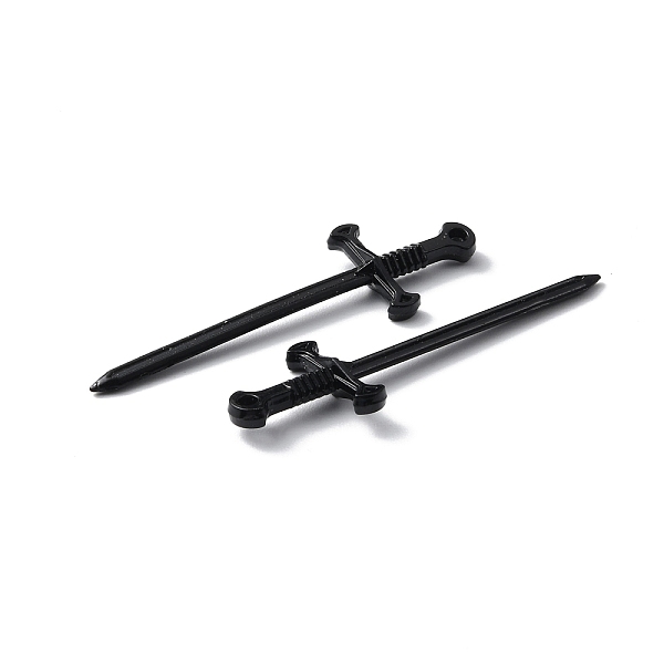 

PandaHall Zinc Alloy Pendants, Sword Charm, Electrophoresis Black, 54.5x16x5mm, Hole: 1.6mm Alloy Others