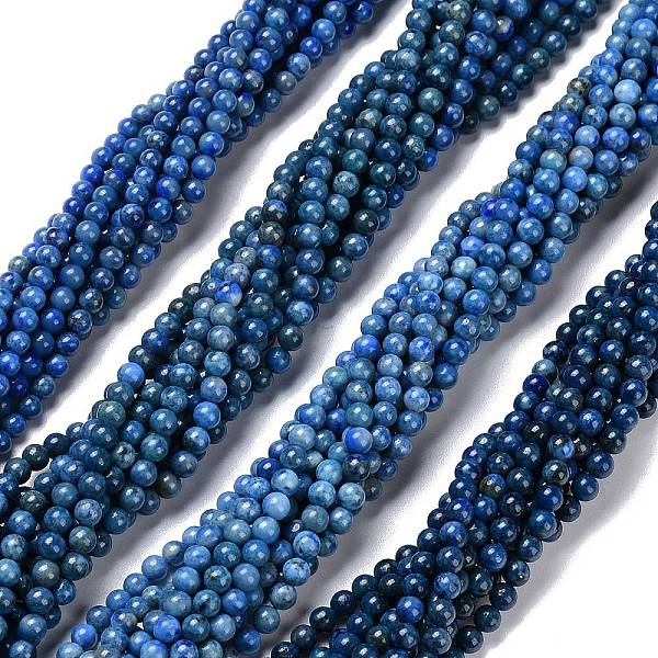 

PandaHall Natural Lapis Lazuli Beads Strands, Dyed & Heated, Round, 4~4.5mm, Hole: 1mm, about 85~95pcs/strand, 15.51''(39.4cm) Lapis Lazuli...
