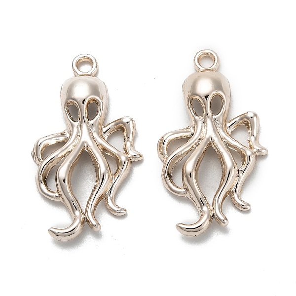 

PandaHall Alloy Pendants, Octopus, Light Gold, 31x16x4mm, Hole: 1.5mm Alloy Fish