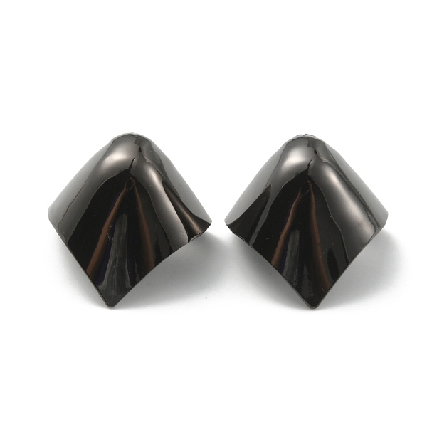 

PandaHall Iron Toe Cap Covers, Toe Protectors, for Pointed Toe High-Heeled Shoes, Rhombus, Gunmetal, 19x25x19.5mm, Hole: 2mm Iron