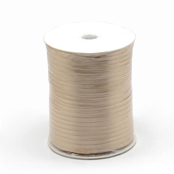

PandaHall Double Face Satin Ribbon, Polyester Ribbon, BurlyWood, 1/8 inch(3mm) wide, about 880yards/roll(804.672m/roll) Polyester None..., Orange