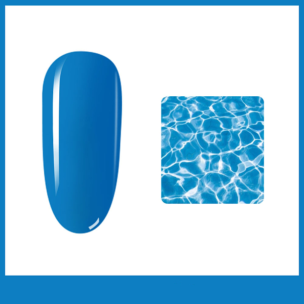 

PandaHall 7ml Nail Gel, For Nail Art Design, Dodger Blue, 3.2x2x7.1cm, net content: 7ml Resin Blue