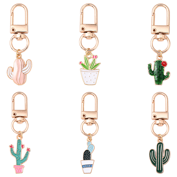 6Pcs Alloy Enamel P… - image