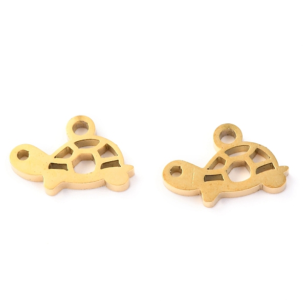 

PandaHall 304 Stainless Steel Charms, Laser Cut, Tortoise, Golden, 12x7.5x1.5mm, Hole: 1.5mm 304 Stainless Steel Tortoise