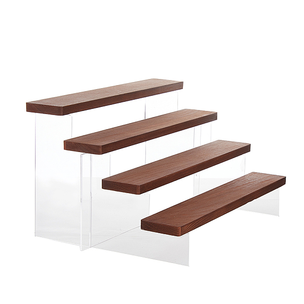 4-Tier Wood Acrylic… - image
