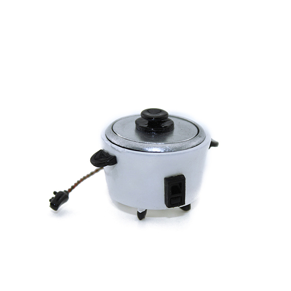 

PandaHall Mini Alloy Rice Cooker, with Wire, for Dollhouse Accessories Pretending Prop Decorations, White, 37x30x27mm Alloy Furniture &...