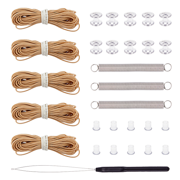 

PandaHall SUPERFINDINGS Blind Pleated Shade Repair Kit RV Window Shade Restringing Kit Tan Shade Repair Kit Pleated Shade Repair Accessories..., Multicolor