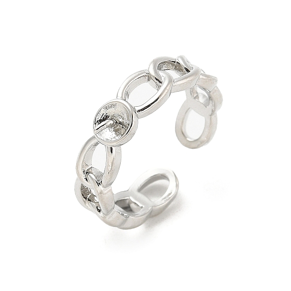 Brass Open Cuff Rin… - image
