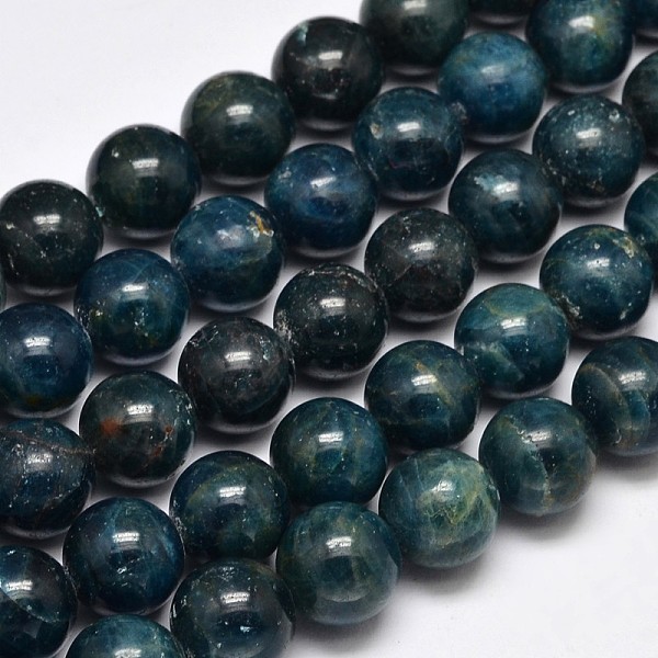 

PandaHall Round Grade A Natural Apatite Bead Strands, 14mm, Hole: 1mm, about 28pcs/strand, 15.5 inch Apatite Round