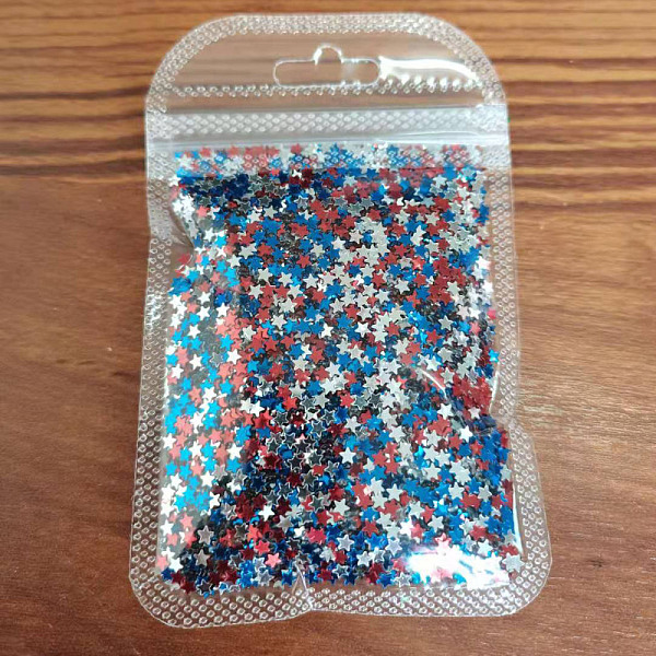 

PandaHall Shining Nail Art Glitter, Manicure Sequins, DIY Sparkly Paillette Tips Nail, Star, Mixed Color, 3x3x0.1mm, about 800pcs/g, 20g/bag..., Multicolor