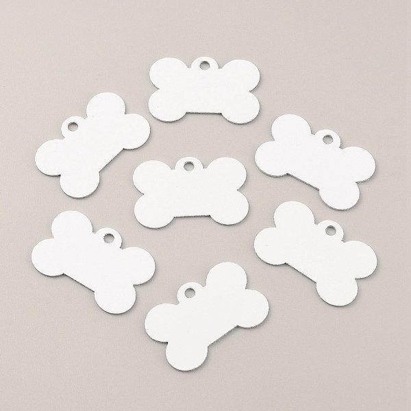 

PandaHall Aluminum Heat Transfer Pendants, Blank Tags, Silver, Dog Bone Pattern, 38x24.5x1mm, Hole: 3.5mm Aluminum Dog Silver