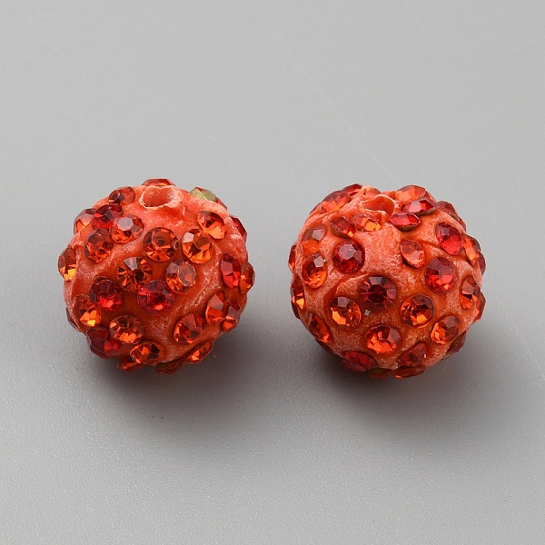 Perles de strass en pâte polymère manuelles