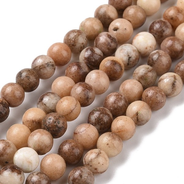 

PandaHall Natural Orange Calcite Beads Strands, Round, 6mm, Hole: 1mm, about 68pcs/strand, 15.94''(40.5cm) Calcite Round