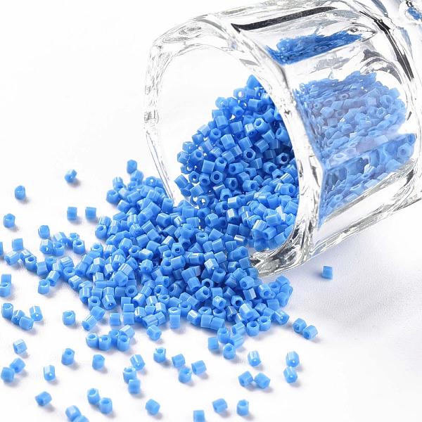 

PandaHall TOHO Hexagon Beads, Japanese Seed Beads, 15/0 Two Cut Glass Seed Beads, (43D) Opaque Cornflower, 15/0, 1.5x1.5x1.5mm, Hole: 0.5mm..., Blue