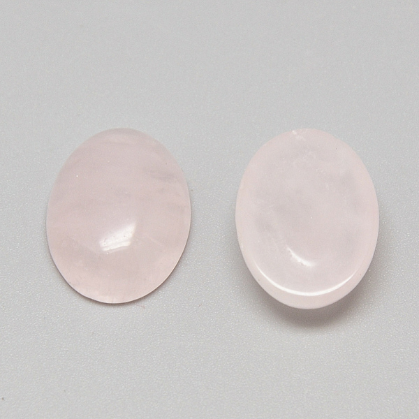 

PandaHall Natural Rose Quartz Cabochons, Oval, 30x20x8~9mm Rose Quartz Oval