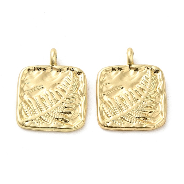 

PandaHall Acrylic Pendants, Square, Golden, 16.5x13x1.8mm, Hole: 1.8mm Alloy Square