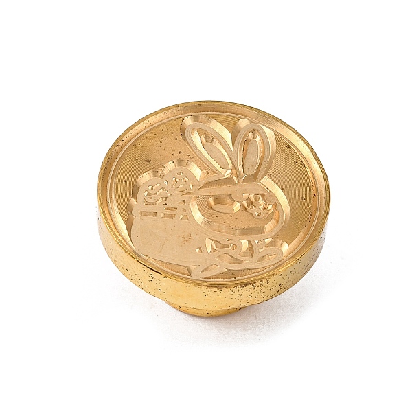 

PandaHall DIY Scrapbook, Brass Wax Seal Stamp Head, Rabbit Pattern, 25mm Brass Rabbit